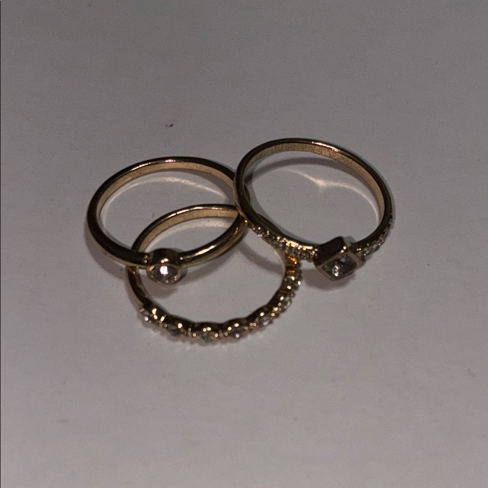 Set of 3 Stackable Rings - Picture 2 of 3